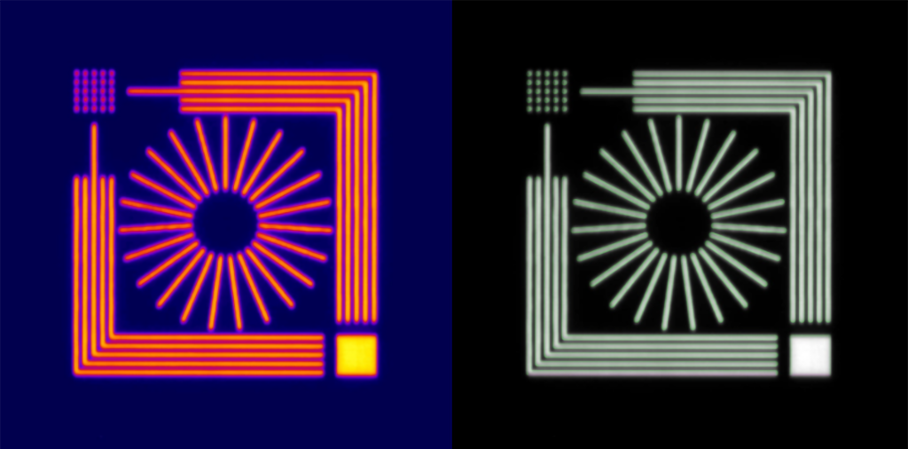 実物とCADの顕微鏡比較画像